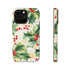 Christmas Holly on a Golden Background - Impact Resistant Phone Case iPhone 14 Pro Max Matte